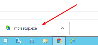MT4のインストールファイルを開く - SocialVPS MT4のインストールファイルを開く