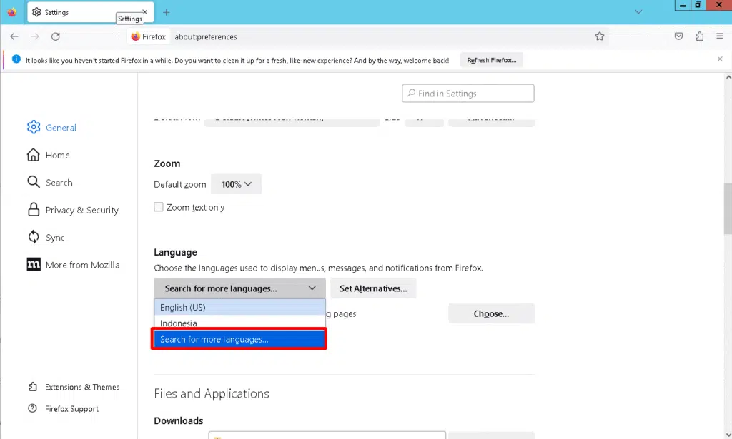 Chrome/Firefoxの言語を変更する方法 VPS - SocialVPS