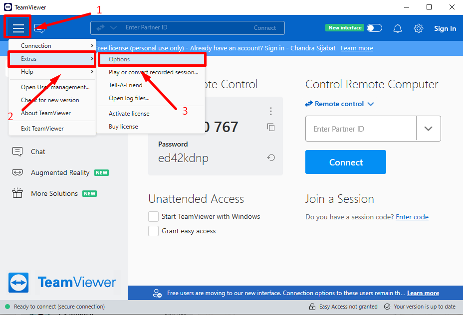 Abrir TeamViewer - SocialVPS Abrir TeamViewer