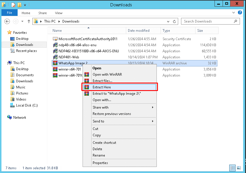 Entpacken Sie die Datei auf Ihrem VPS - SocialVPS Entpacken Sie die Datei auf Ihrem VPS