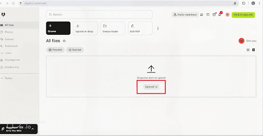 Caricare i file su Dropbox - SocialVPS Caricare i file su Dropbox